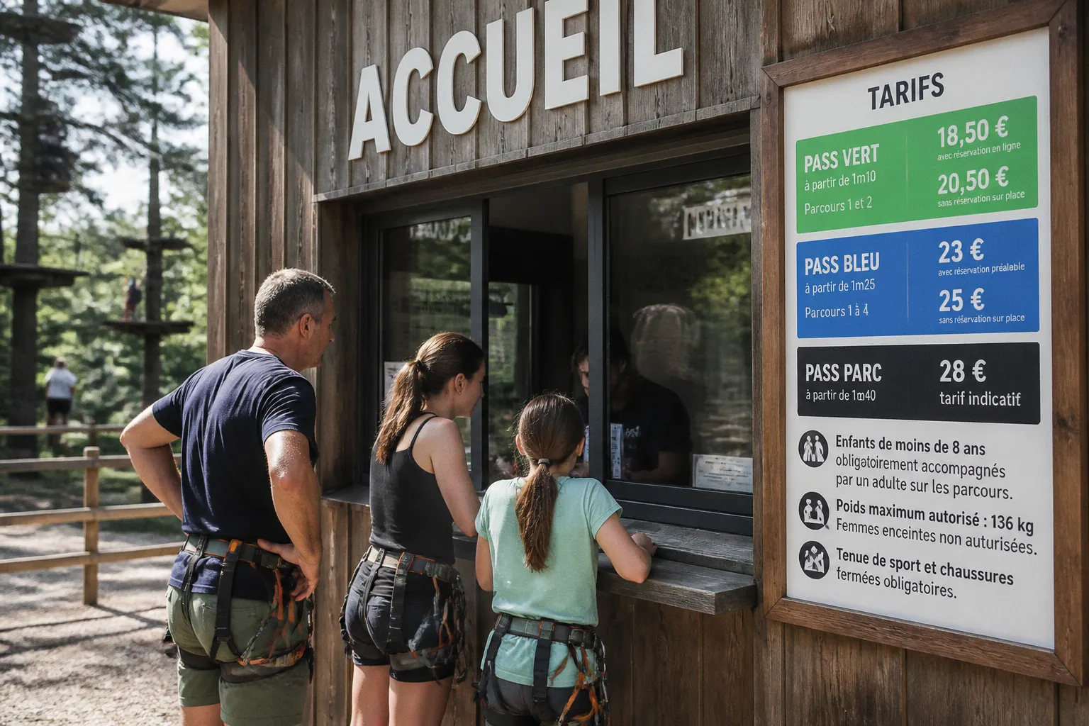 AccroCamp Chartres tarifs : les pièges à éviter sur place