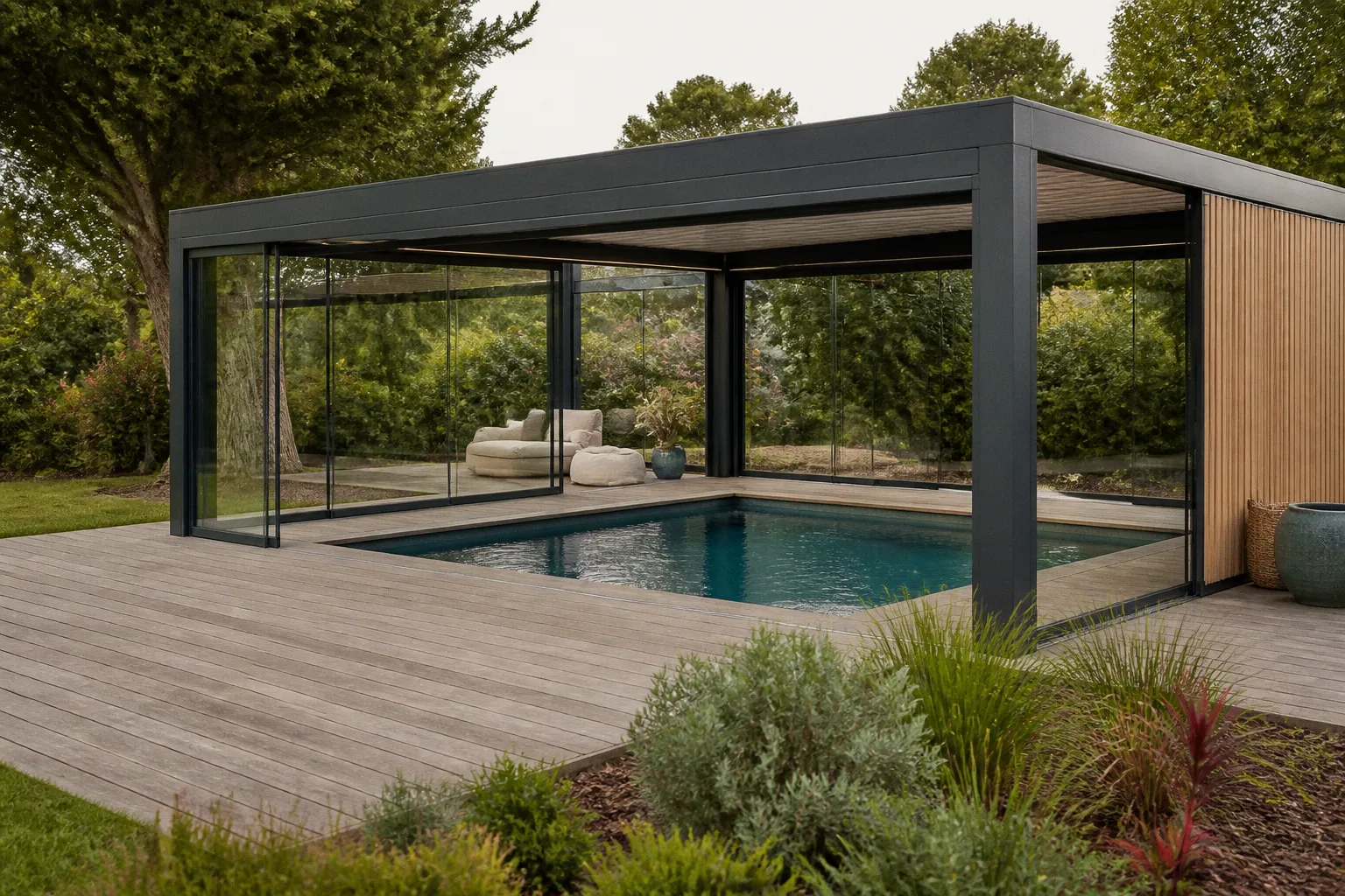 Closura : une nouvelle génération d'abris modulables pour terrasses et piscines