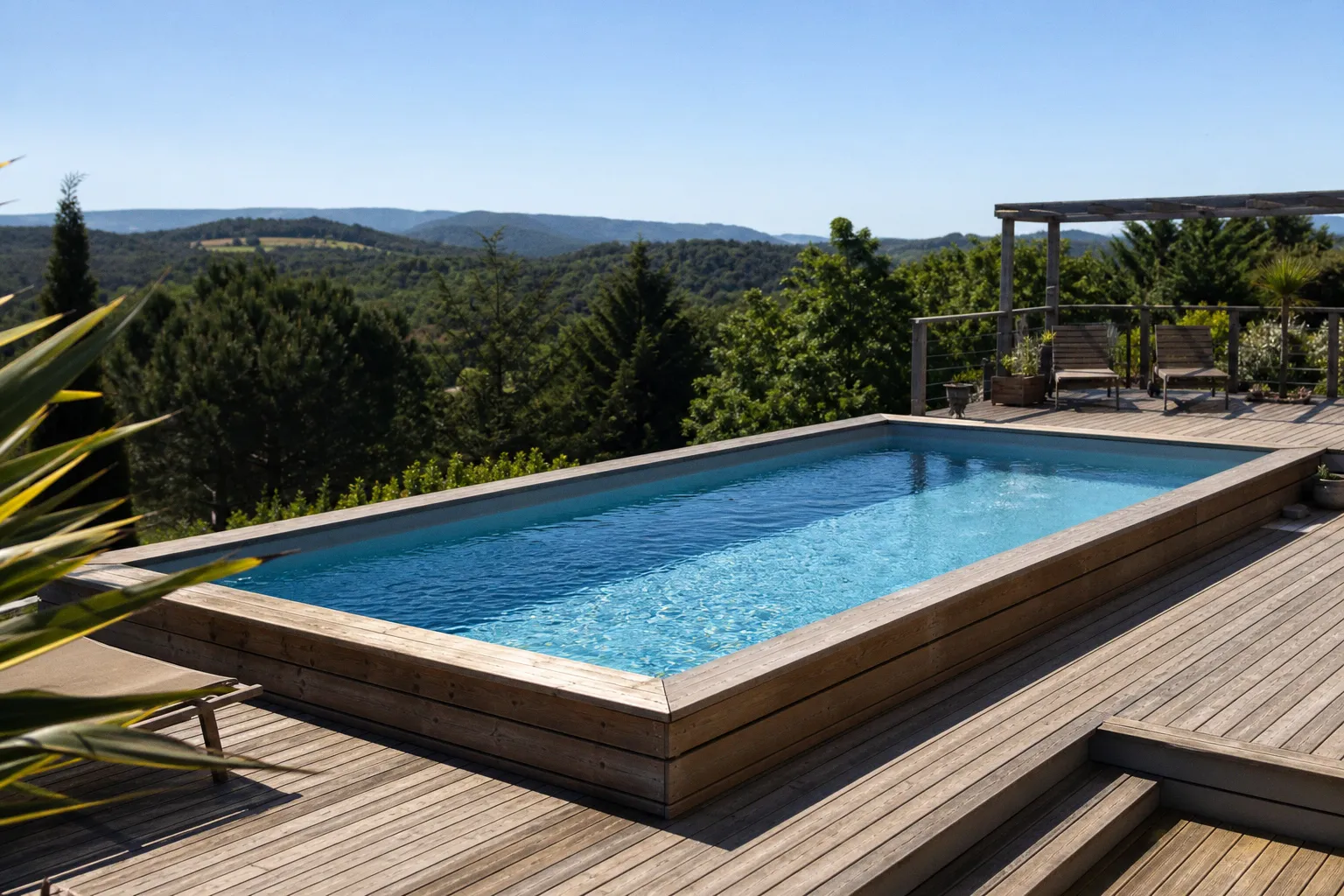 Construire une piscine sur une terrasse en bois : contraintes techniques et sécurité