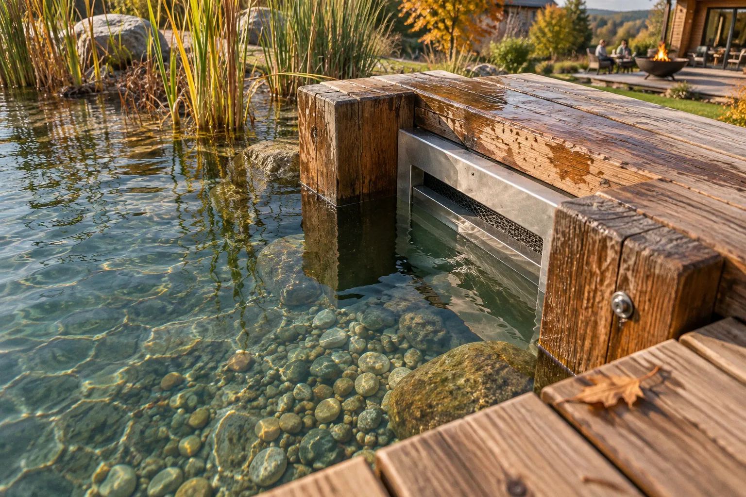 Filtration naturelle pour piscine en bois : les étapes clés
