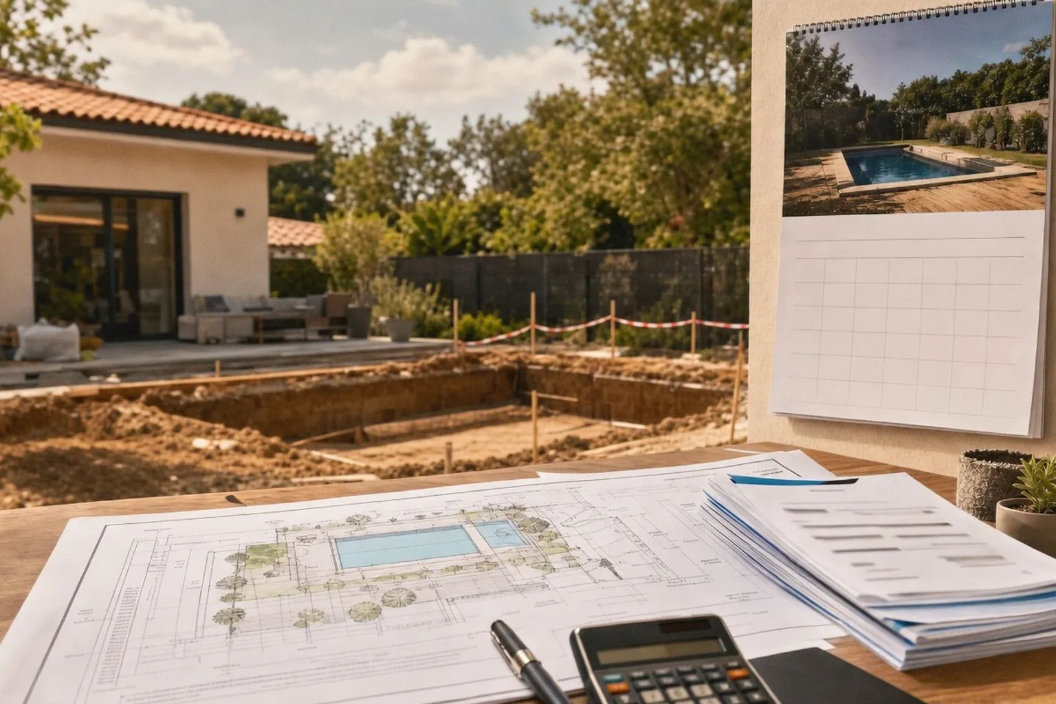Piscine en bois massif : budget réel et calendrier de pose pour une installation réussie
