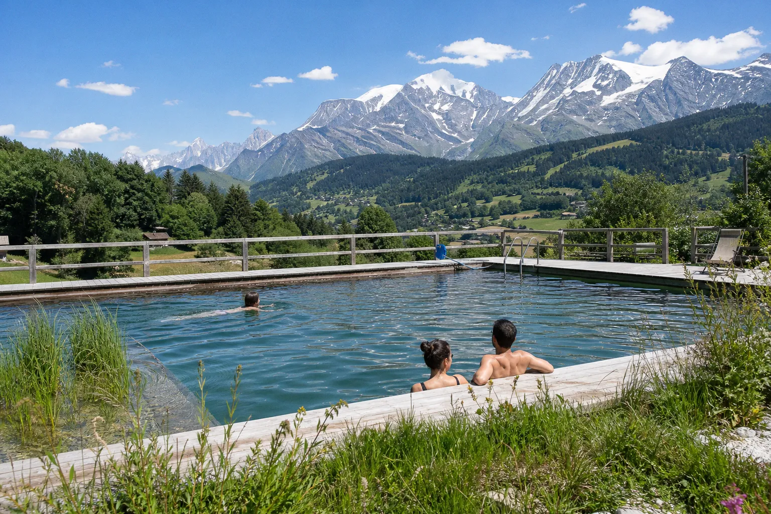 Piscine naturelle : les leçons du lac biologique de Combloux pour vos projets en bois