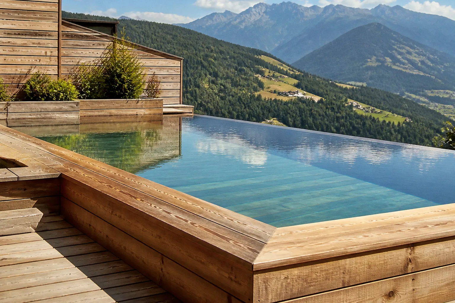 Piscines d'exception : l'art d'intégrer le bois dans vos projets extérieurs