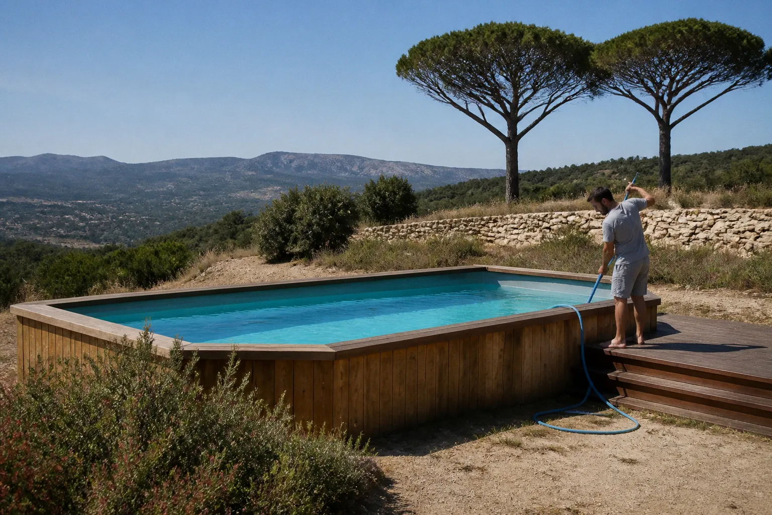 Piscines en bois en Provence : construire et remplir malgré les arrêtés sécheresse