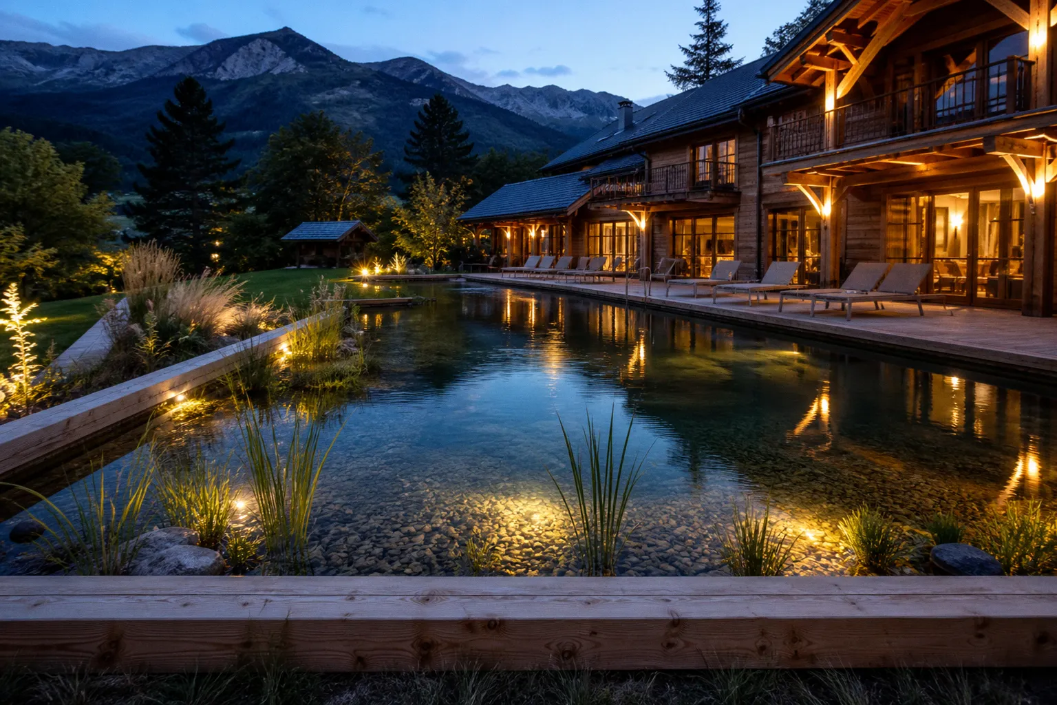 Piscines naturelles en bois : le nouvel emblème du luxe hôtelier