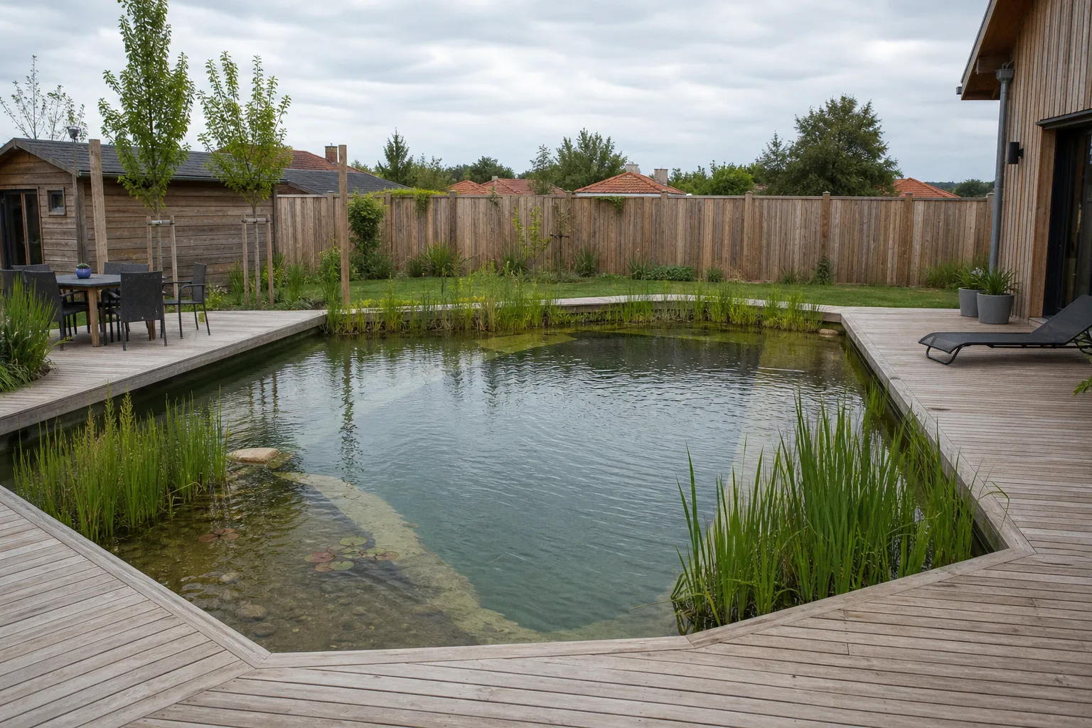 Piscines naturelles en bois : pourquoi bannir le chlore pour préserver vos terrasses