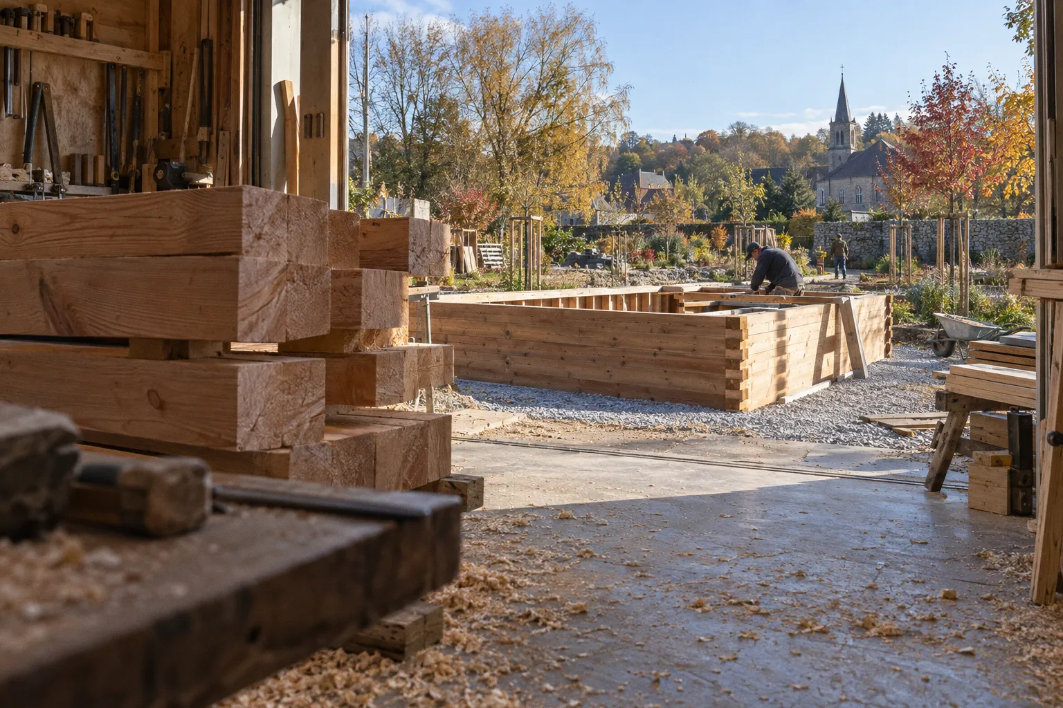 Piscines naturelles en bois massif : les règles techniques pour une conception durable