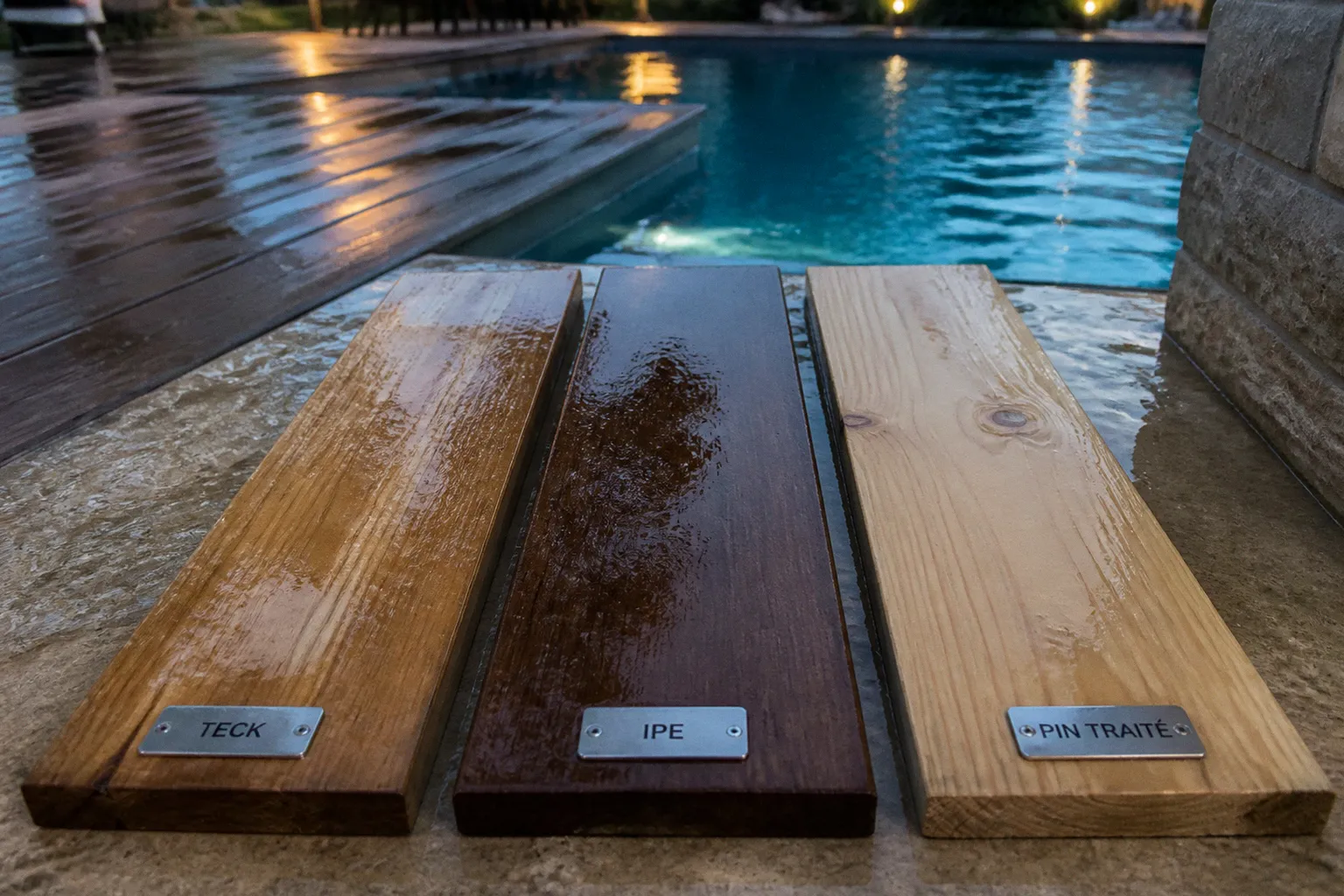 Plage de piscine en bois : quelle essence pour quel projet ?