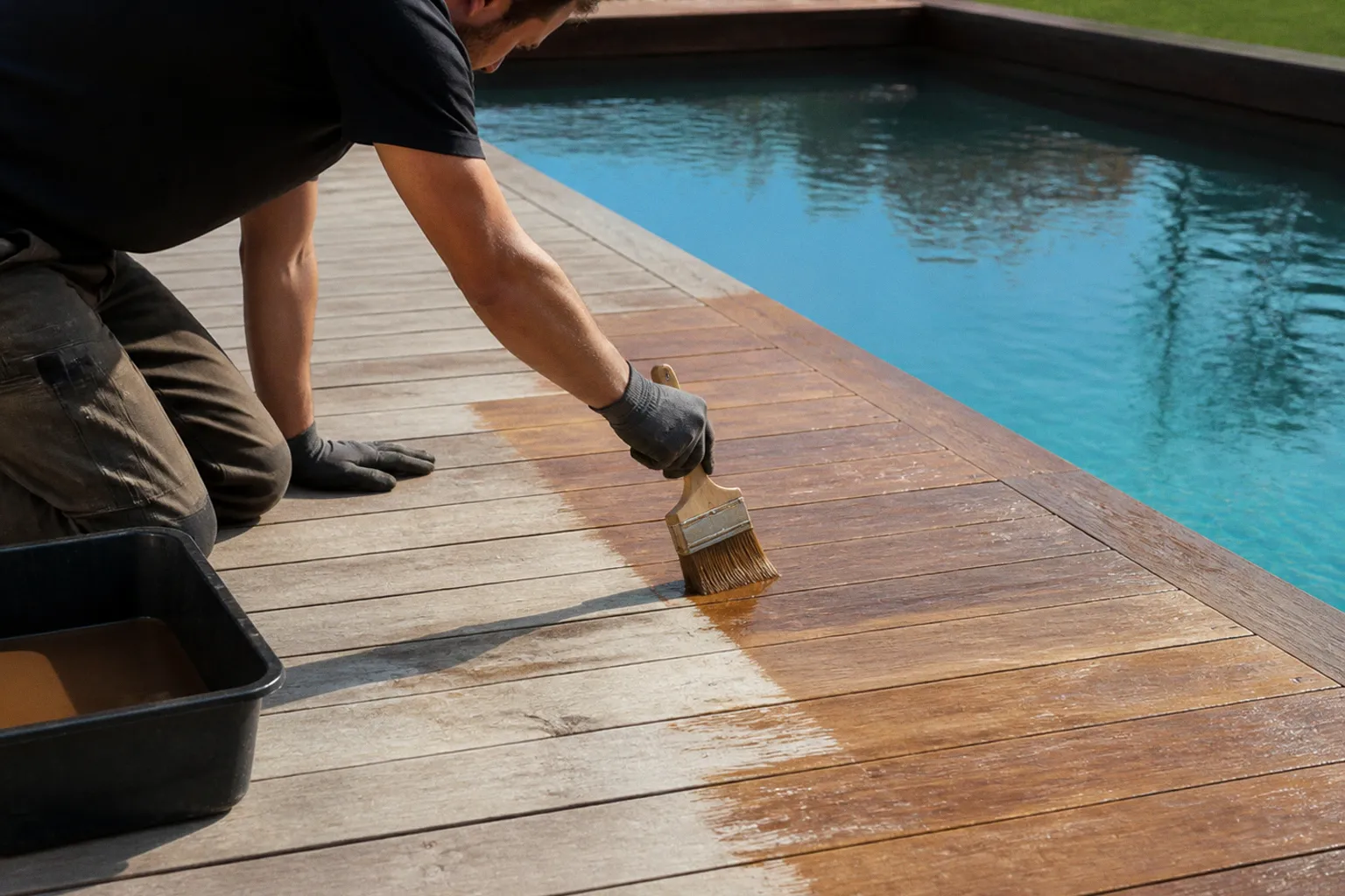 Saturation du bois autoclave : étapes pour protéger votre piscine
