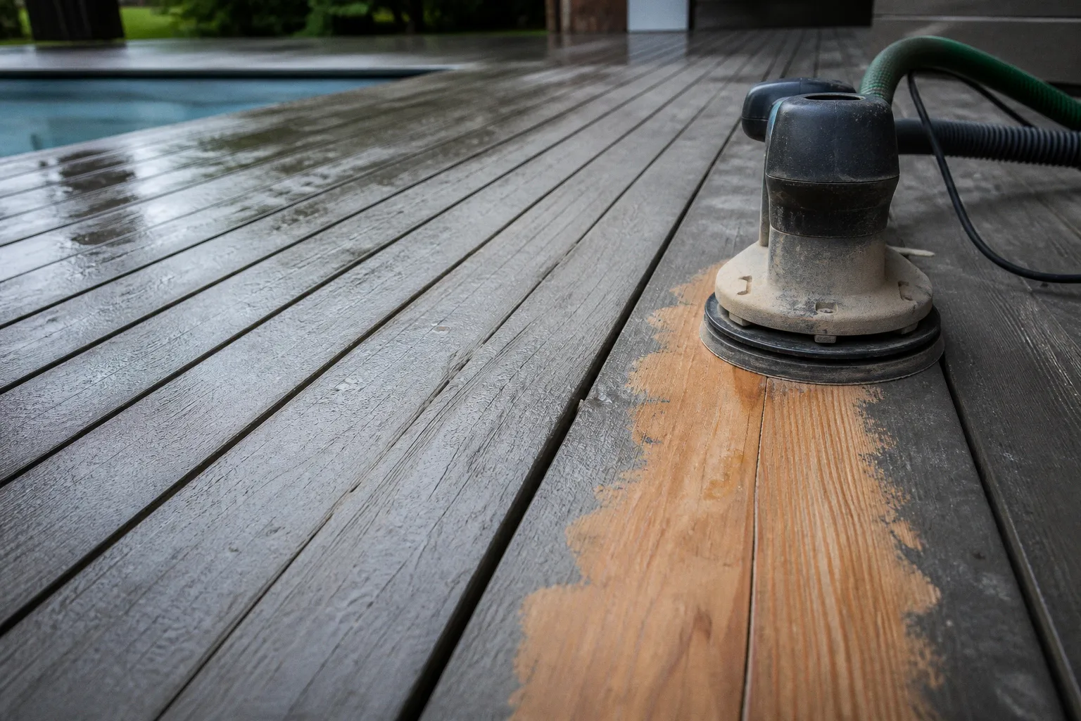 Terrasse en bois grisé : quelle méthode de rénovation ?