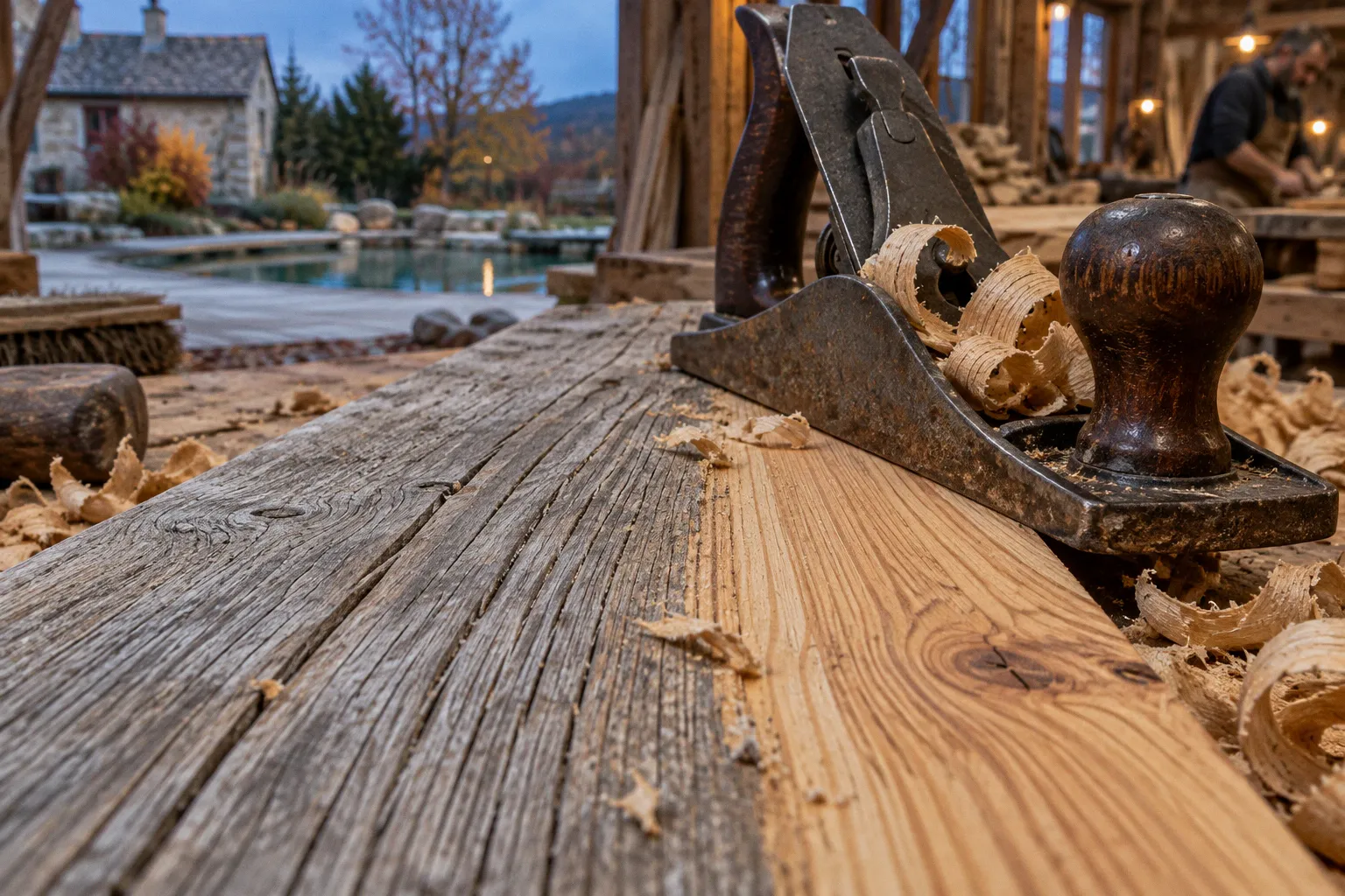 Terrasse grisée après l'été : la méthode pour restaurer votre bois avant l'hiver